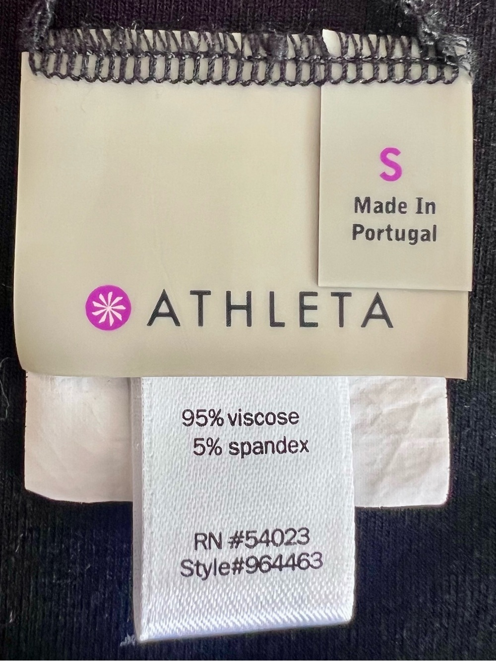 Athleta Reversible Sleeveless Striped Wrap Style Dress Black White Size S - Picture 4 of 10